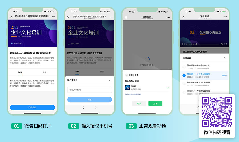 酷播云视频专栏授权 - 指定用户和指定标签组观看